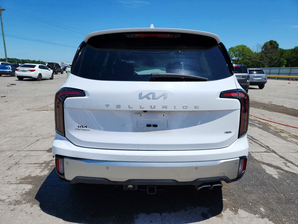 2024 Kia Telluride VIN 5XYP5DGC6RG497652 COPART salvage auction — FRONT END, Tn - Salvage Certificate, sold $7,700 on 2026-07-27 (photo 6)