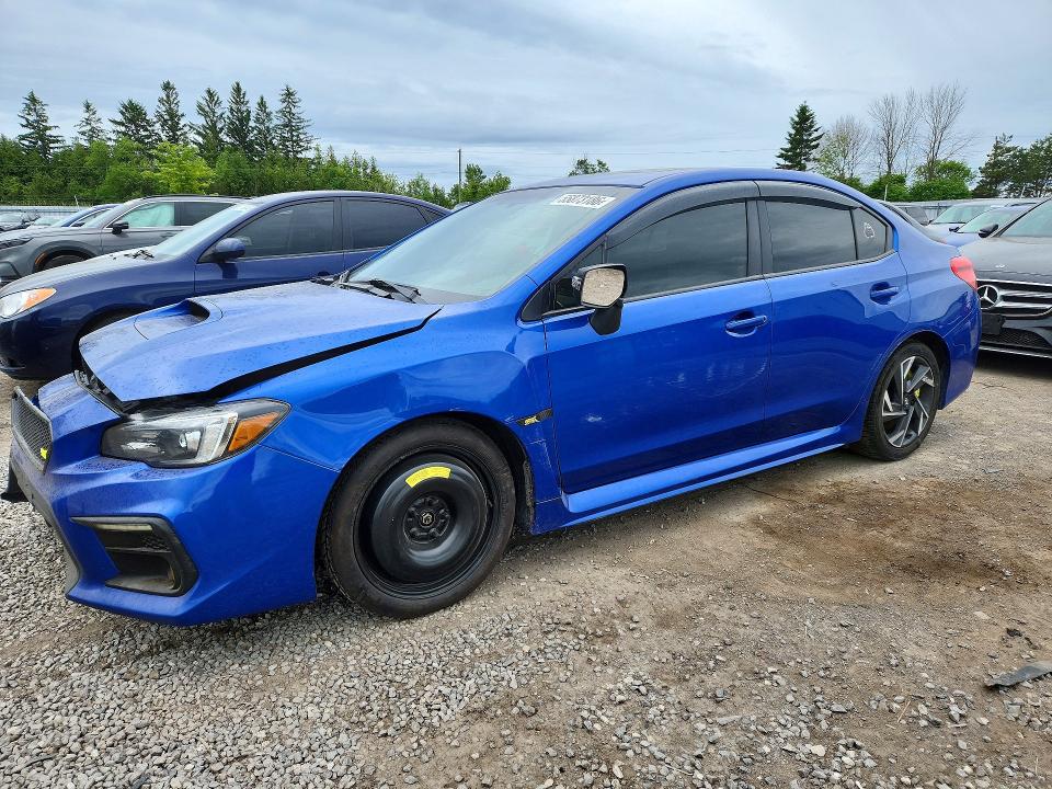 2019 Subaru Wrx VIN JF1VA2Y63K9809827 COPART salvage auction — FRONT END, ON - PERMIT SALVAGE, sold $7,600 on 2026-08-25 (photo 1)