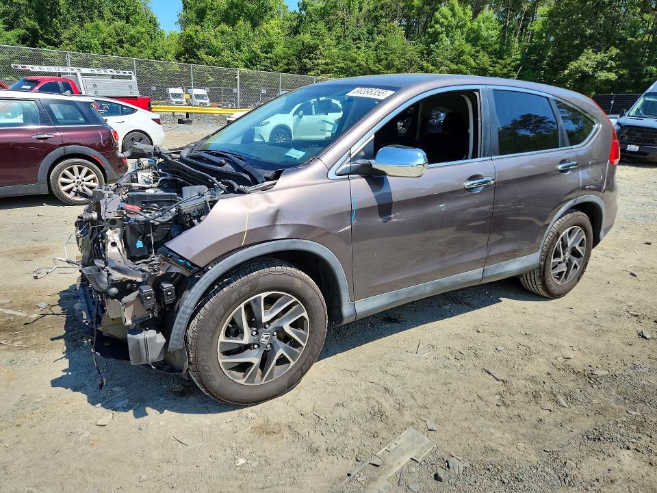 2016 Honda VIN 2HKRM4H45GH661921 COPART salvage auction — FRONT END, Md - Cert Of Salvage > 75% Damage, sold $3,200 on 2026-07-02 (photo 1)