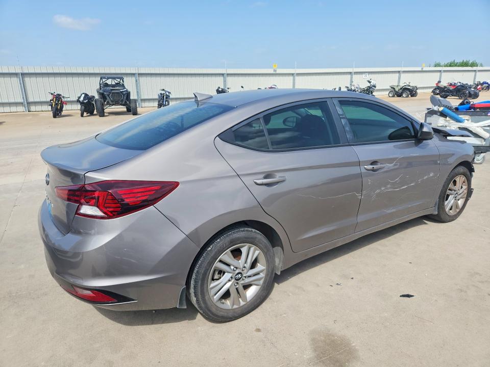 2020 Hyundai Elantra VIN KMHD84LF9LU910482 COPART salvage auction — FRONT END, Tx - Certificate Of Title (P), sold $1,500 on 2026-07-16 (photo 3)