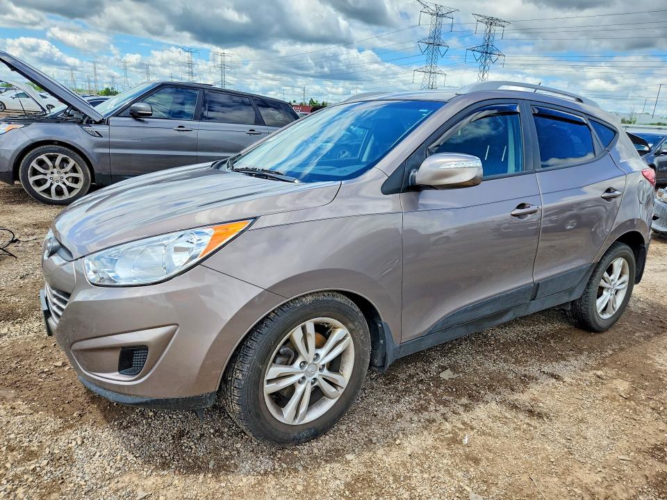 2012 Hyundai VIN KM8JUCAC1CU461686 COPART salvage auction — FRONT END, Il - Salvage Certificate, sold $750 on 2026-07-28 (photo 1)