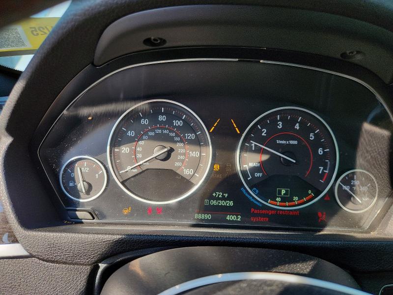 2018 BMW 3er VIN WBA8Z9C55JG828555 COPART salvage auction — FRONT END, Vt - Cert Of Title-Salvage Vehicle, sold $4,000 on 2026-07-20 (photo 9)