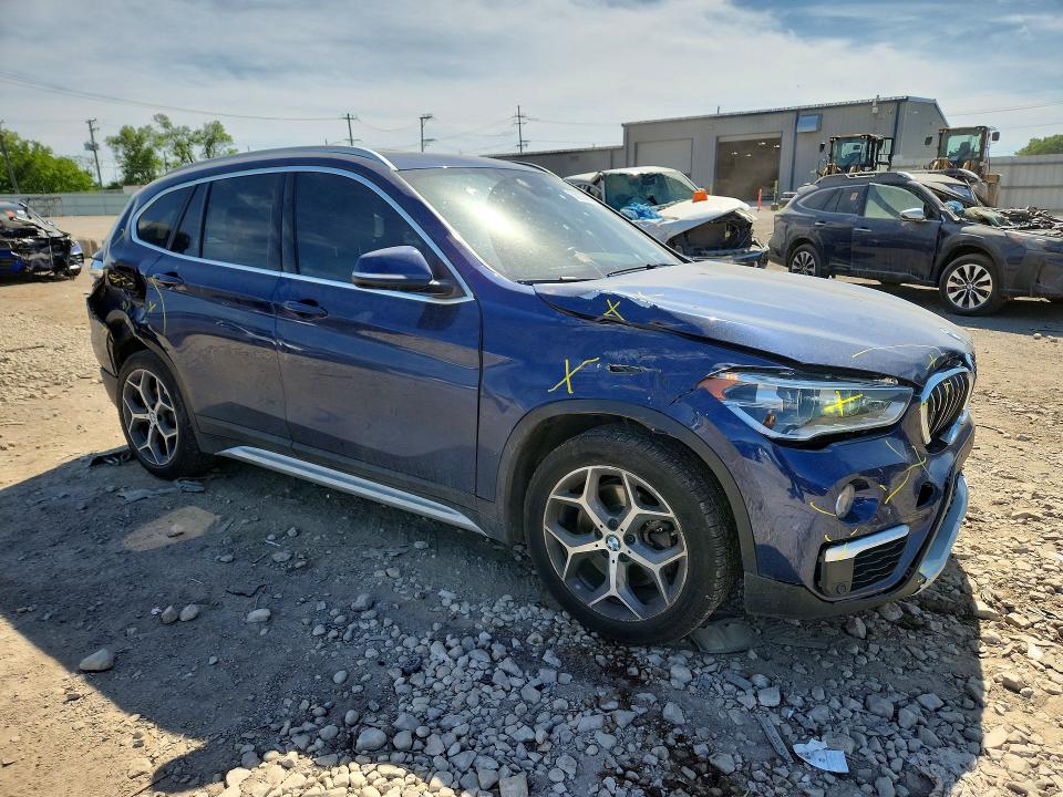 2019 BMW X1 VIN WBXHU7C5XK3H44638 COPART salvage auction — FRONT END, Il - Salvage Certificate, sold $3,500 on 2026-07-31 (photo 4)