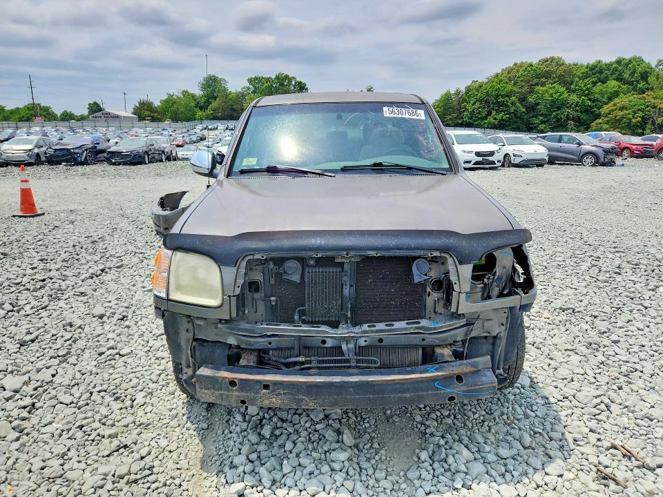 2004 Toyota Tundra VIN 5TBDT44164S445339 COPART salvage auction — FRONT END, Nc - Salvage Certificate Of Title, sold $1,850 on 2026-07-22 (photo 5)