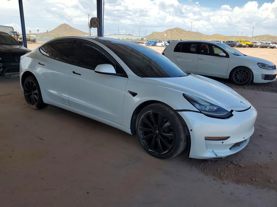2020 Tesla VIN 5YJ3E1EBXLF646361 COPART salvage auction — FRONT END, Az - Cert Of Title - Salvage, sold $3,150 on 2026-07-07 (photo 4)