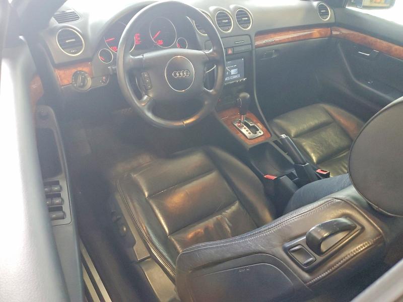2005 Audi A4 quattro VIN WAUDT48H25K006157 COPART salvage auction — FRONT END, Pa - Certificate Of Salvage, sold $400 on 2026-07-02 (photo 8)