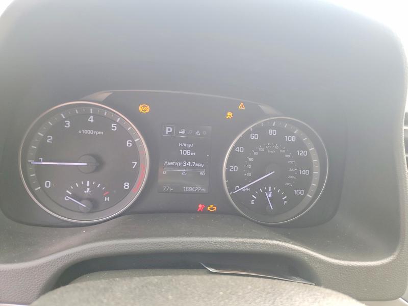 2017 Hyundai VIN KMHD84LFXHU074124 COPART salvage auction — FRONT END, AL - CERT OF TITLE-SALVAGE TITLE (P), sold $350 on 2026-07-28 (photo 9)