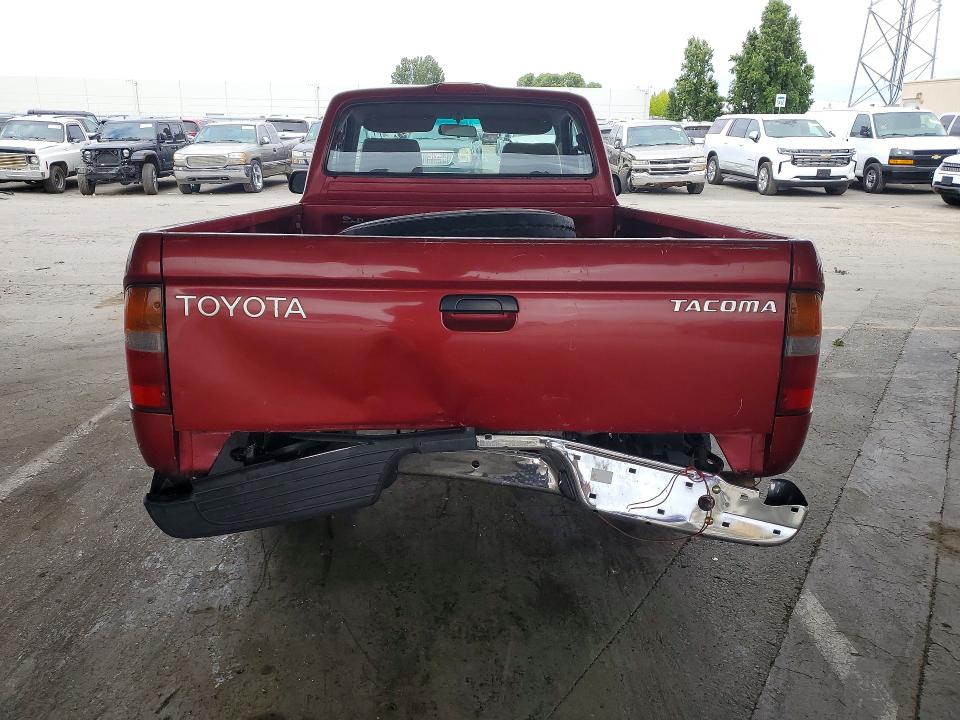 2001 Toyota Tacoma VIN 5TENL42NX1Z852869 COPART salvage auction — REAR END, Ca - Salvage Certificate, sold $3,800 on 2026-07-07 (photo 6)
