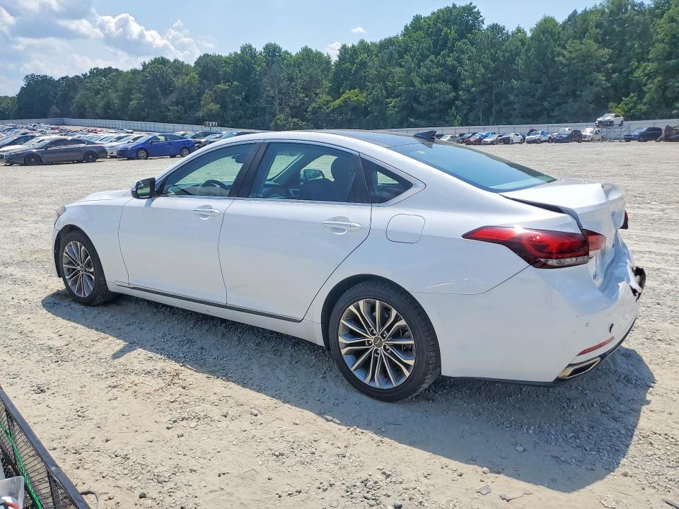 2017 Genesis VIN KMHGN4JEXHU176281 COPART salvage auction — REAR END, Ga - Cert Of Title-Salvage, sold $1,000 on 2026-07-08 (photo 2)