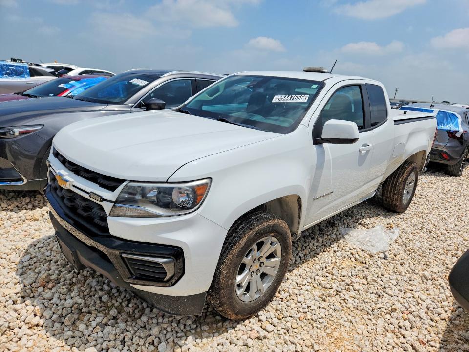 2022 Chevrolet Colorado VIN 1GCHSCEA9N1249754 COPART salvage auction — SIDE, TX - CERTIFICATE OF TITLE, sold $11,400 on 2026-07-30 (photo 1)