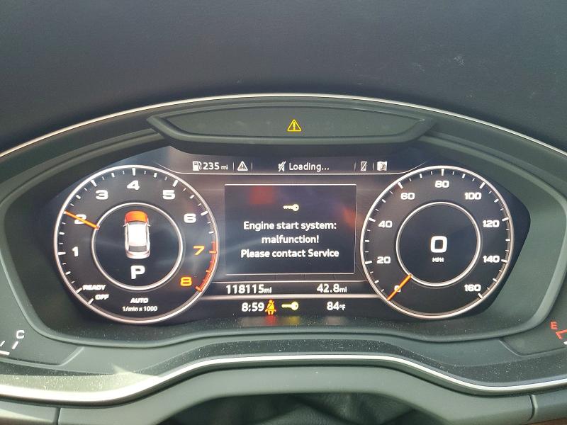 2018 Audi Q5 VIN WA1CNAFY2J2200136 COPART salvage auction — WATER/FLOOD, Ar - Cert Of Title-Salvage, sold $7,200 on 2026-07-27 (photo 9)
