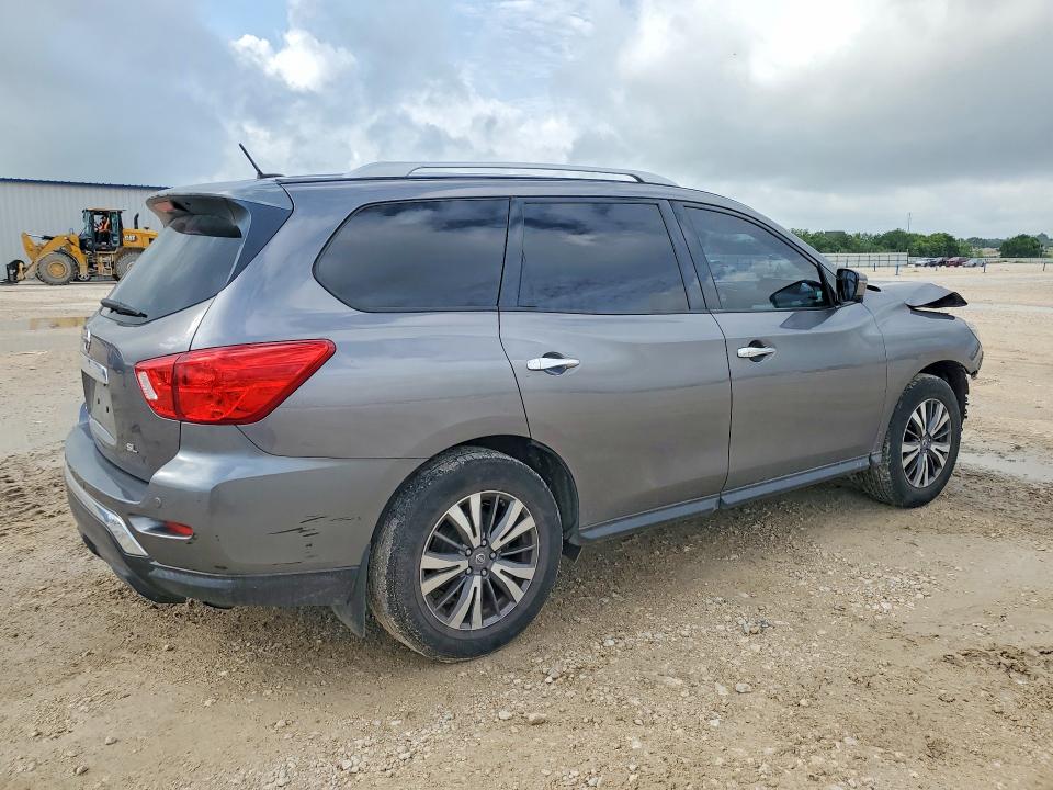 2017 Nissan Pathfinder VIN 5N1DR2MN9HC685842 COPART salvage auction — FRONT END, Tx - Salvage Vehicle Title, sold $2,300 on 2026-07-02 (photo 3)