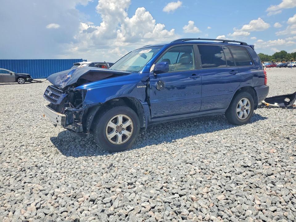 2003 Toyota Highlander VIN JTEHF21A330114532 COPART salvage auction — FRONT END, FL - CERT OF TITLE SLVG REBUILDABLE, sold $450 on 2026-07-10 (photo 1)