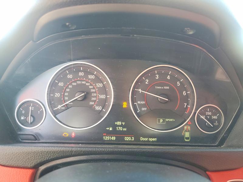 2015 BMW 4er VIN WBA3N3C53FK234280 COPART salvage auction — FRONT END, Tx - Salvage Vehicle Title, sold $4,900 on 2026-07-08 (photo 9)