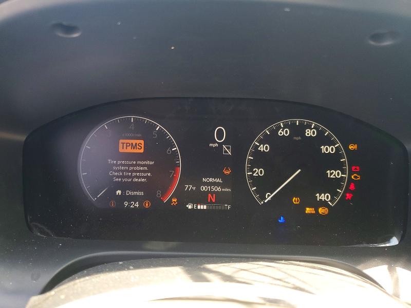 2026 Honda Hr-v VIN 3CZRZ1H55TM744787 COPART salvage auction — FRONT END, Tn - Salvage Certificate, sold $1,200 on 2026-07-20 (photo 9)