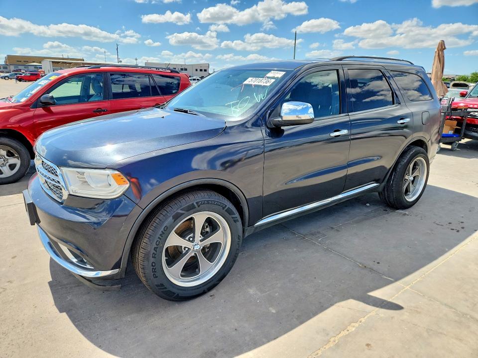 2015 Dodge Durango VIN 1C4RDHAG1FC147196 COPART salvage auction — NORMAL WEAR, Oh - Certificate Of Title, sold $1,500 on 2026-08-03 (photo 1)