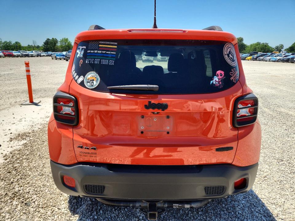 2017 Jeep Renegade VIN ZACCJBBB2HPE53773 COPART salvage auction — HAIL, Mo - Certificate Of Title, sold $7,900 on 2026-07-08 (photo 6)