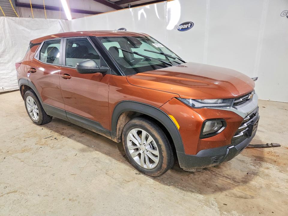 2021 Chevrolet Trailblazer VIN KL79MMS23MB110999 COPART salvage auction — FRONT END, Tx - Certificate Of Title, sold $2,850 on 2026-07-13 (photo 4)