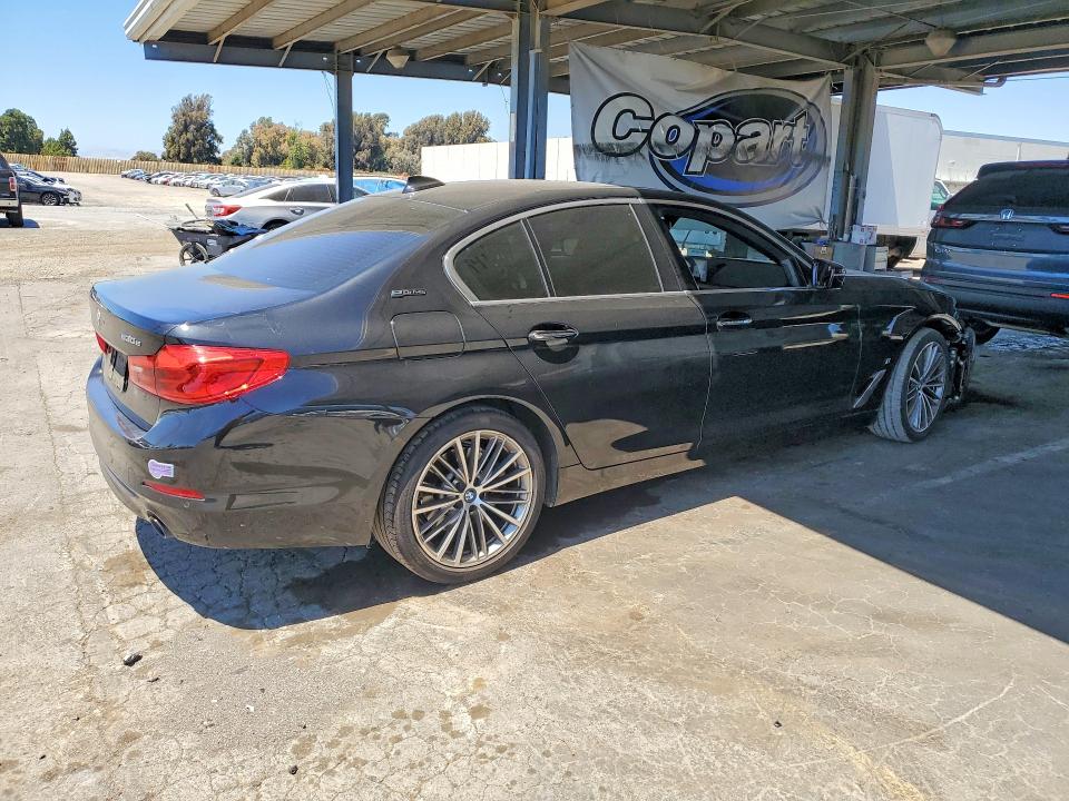 2018 BMW 5er VIN WBAJA9C54JB250406 COPART salvage auction — FRONT END, Ca - Salvage Certificate, sold $7,700 on 2026-07-09 (photo 3)