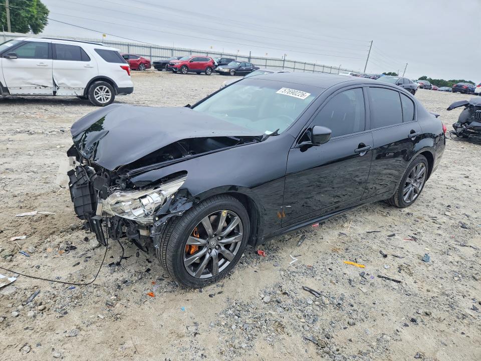 2012 Infiniti G37 VIN JN1CV6AP1CM622670 COPART salvage auction — FRONT END, Ga - Cert Of Title-Salvage, sold $450 on 2026-07-08 (photo 1)