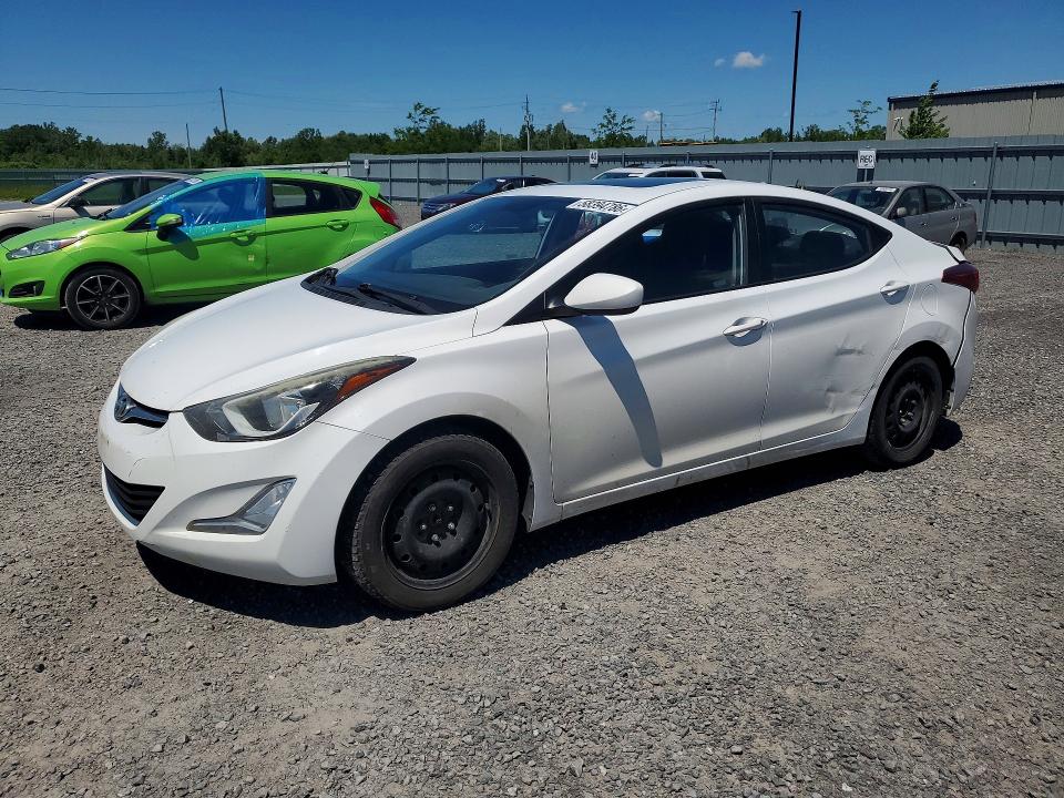 2016 Hyundai VIN KMHDH4AE4GU494762 COPART salvage auction — REAR END, On - Permit No Brand - Unfit, sold $800 on 2026-07-09 (photo 1)