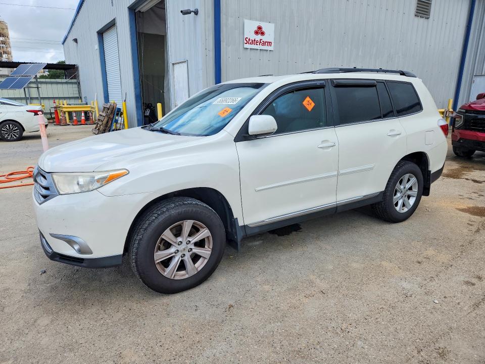 2013 Toyota Highlander VIN 5TDZK3EH6DS118381 COPART salvage auction — SIDE, Ms - Cert Of Title-Salvaged, sold $2,250 on 2026-07-22 (photo 1)