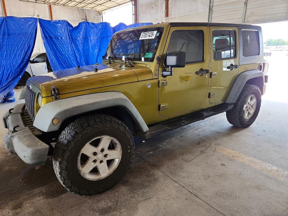 2008 Jeep Wrangler unlimited VIN 1J4GA391X8L529078 — COPART salvage auction photo