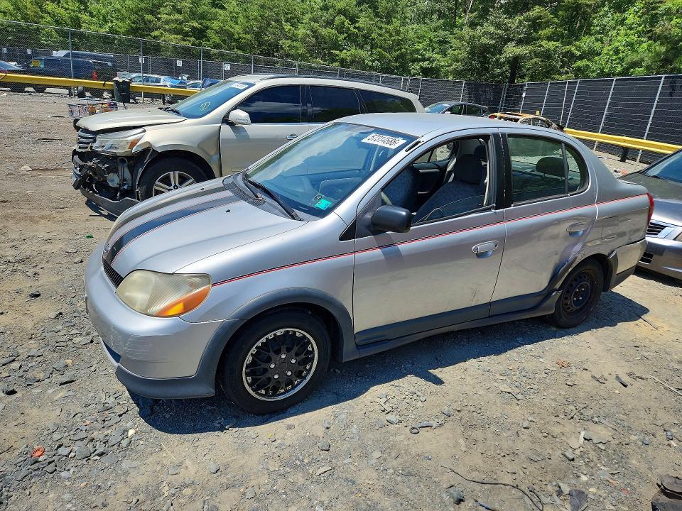 2001 Toyota Echo VIN JTDBT123910154012 COPART salvage auction — REAR END, Md - Cert Of Salvage > 75% Damage, sold $625 on 2026-07-21 (photo 1)