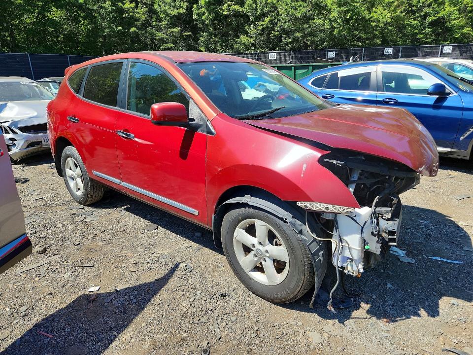 2013 Nissan Rogue VIN JN8AS5MT9DW024434 COPART salvage auction — FRONT END, Md - Cert Of Salvage > 75% Damage, sold $375 on 2026-07-17 (photo 4)