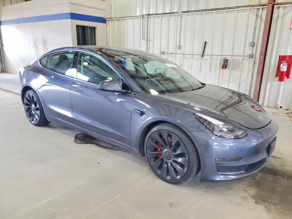 2022 Tesla Model 3 VIN 5YJ3E1EC8NF344157 COPART salvage auction — FRONT END, Va - Cert Of Title - Salvage, sold $7,200 on 2026-07-02 (photo 4)