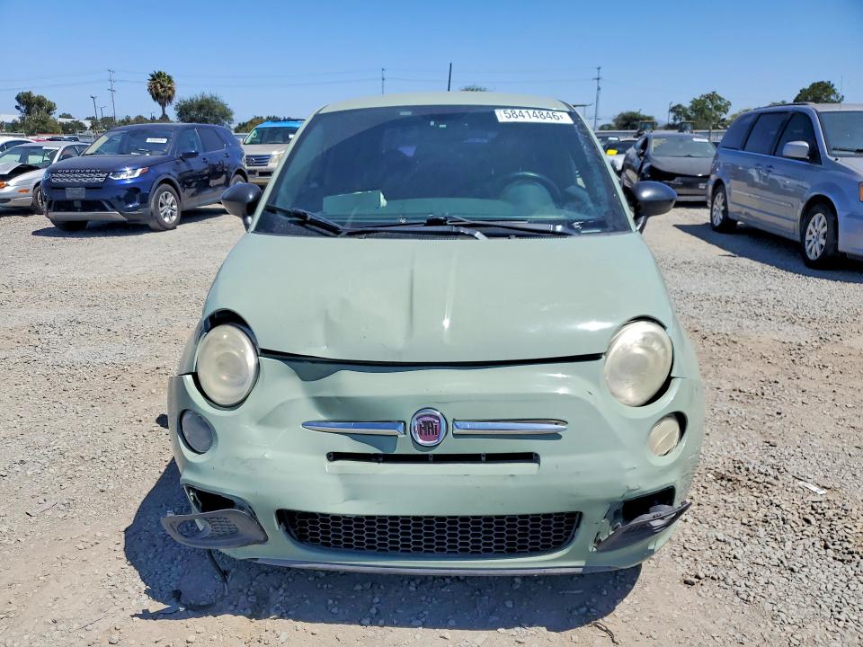 2012 Fiat VIN 3C3CFFBR1CT211584 COPART salvage auction — FRONT END, Ca - Salvage Certificate, sold $350 on 2026-07-02 (photo 5)