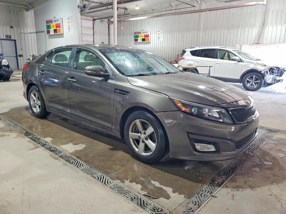 2014 Kia Optima VIN 5XXGM4A71EG324196 COPART salvage auction — REAR END, Pa - Certificate Of Salvage, sold $175 on 2026-07-09 (photo 4)