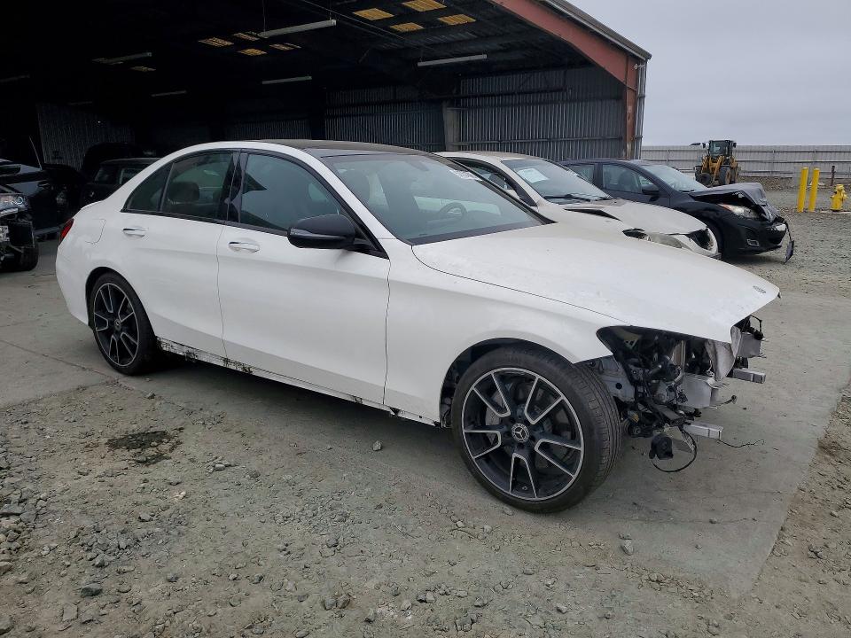 2019 Mercedes-benz C class VIN 55SWF8DBXKU294271 COPART salvage auction — FRONT END, CA - SALVAGE CERTIFICATE, sold $7,500 on 2026-08-31 (photo 4)