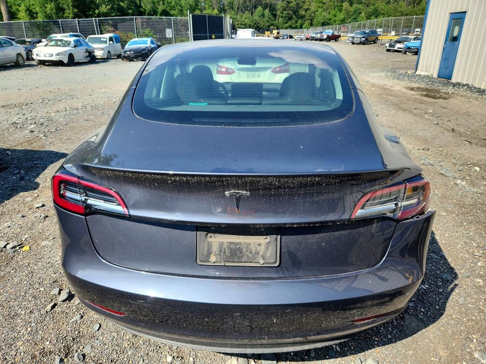 2023 Tesla Model 3 VIN 5YJ3E1EA7PF438354 COPART salvage auction — REAR END, Va - Cert Of Title - Salvage, sold $5,800 on 2026-07-06 (photo 6)