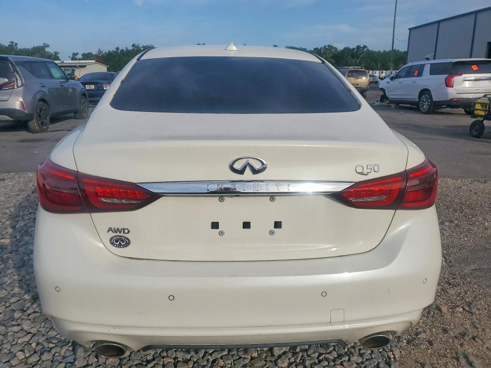 2021 Infiniti Q50 VIN JN1EV7BR7MM753571 COPART salvage auction — NORMAL WEAR, Fl - Cert Of Title-Flood Damaged (P), sold $12,500 on 2026-07-29 (photo 6)