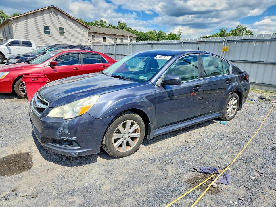 2012 Subaru VIN 4S3BMBA69C3036543 COPART salvage auction — SIDE, PA - CERTIFICATE OF SALVAGE, sold $375 on 2026-07-02 (photo 1)