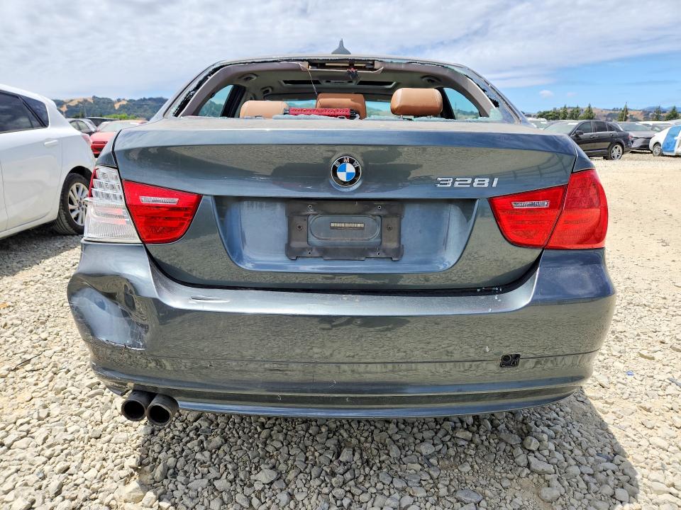 2011 BMW 3er VIN WBAPH5G57BNM73192 COPART salvage auction — FRONT END, Ca - Salvage Certificate, sold $300 on 2026-07-07 (photo 6)