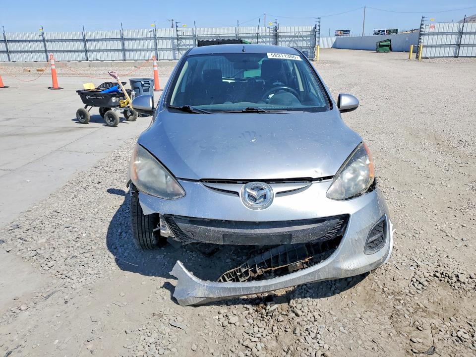 2011 Mazda 2 VIN JM1DE1HZ9B0125612 COPART salvage auction — FRONT END, Ut - Salvage Certificate, sold $350 on 2026-07-27 (photo 5)