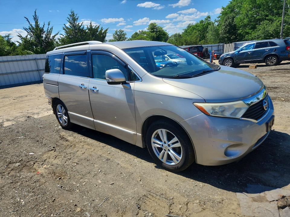 2013 Nissan Quest VIN JN8AE2KP1D9071788 COPART salvage auction — REAR END, NJ - CERT OF TITLE-SALVAGE, sold $225 on 2026-07-29 (photo 4)