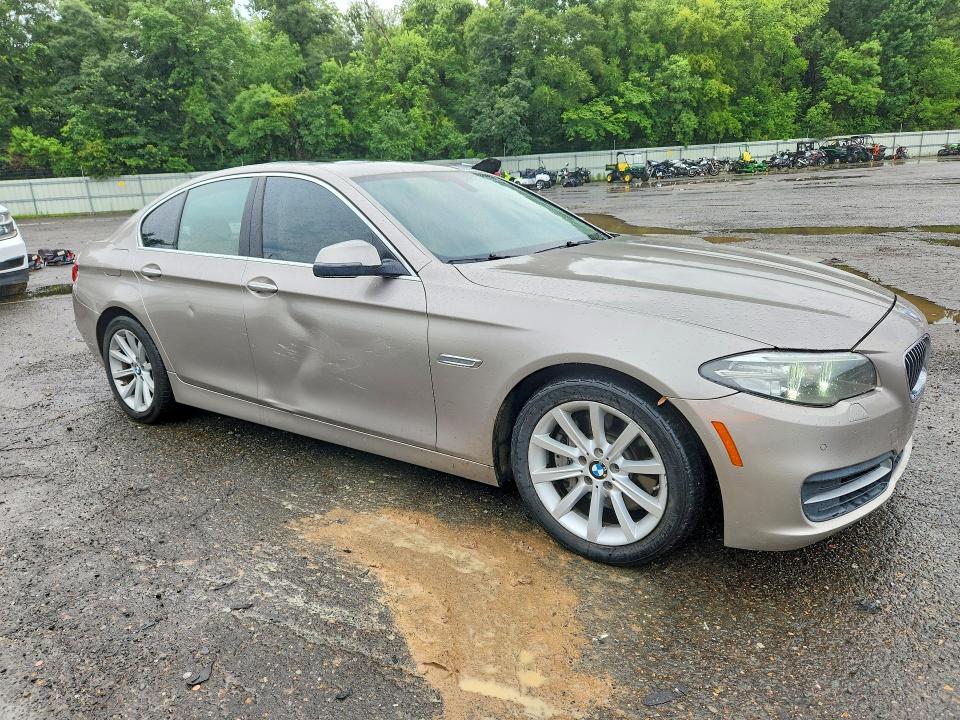 2014 BMW 5 series VIN WBA5B3C54ED536620 COPART salvage auction — SIDE, LA - CERTIFICATE OF TITLE, sold $2,750 on 2026-07-02 (photo 4)