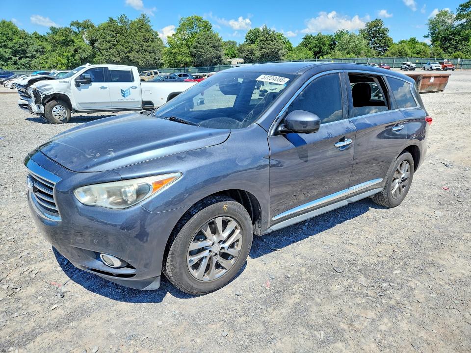 2013 Infiniti Jx VIN 5N1AL0MM6DC324191 COPART salvage auction — MECHANICAL, Tn - Salvage Certificate, sold $575 on 2026-07-09 (photo 1)