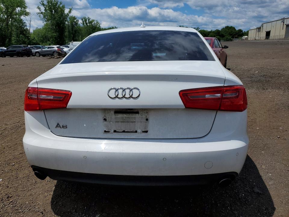 2013 Audi A6 VIN WAUGFAFC5DN110200 COPART salvage auction — FRONT END, Ct - Certificate Of Title, sold $450 on 2026-07-10 (photo 6)