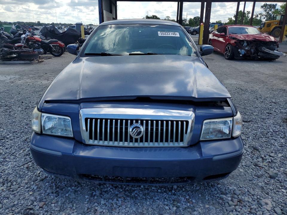 2009 Mercury Grand marquis VIN 2MEHM75V89X624386 COPART salvage auction — FRONT END, FL - CERT OF TTL-REBUILT&SLVG RBLD, sold $725 on 2026-07-10 (photo 5)