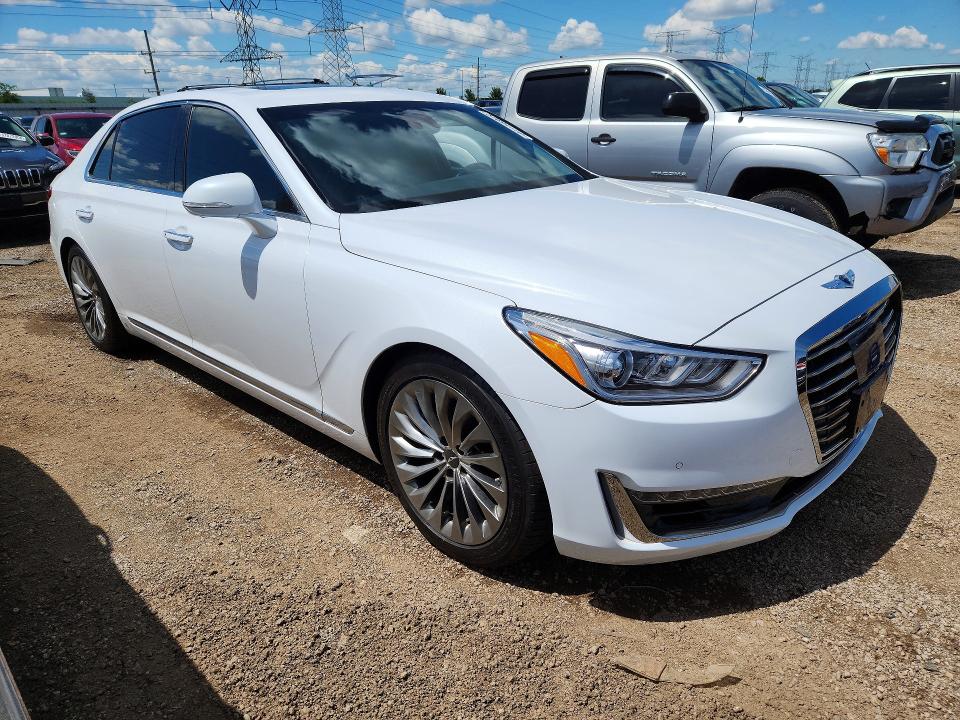 2019 Genesis VIN KMHG54JH9KU052570 COPART salvage auction — WATER/FLOOD, Il - Salvage Cert-Flood, sold $4,400 on 2026-07-28 (photo 4)