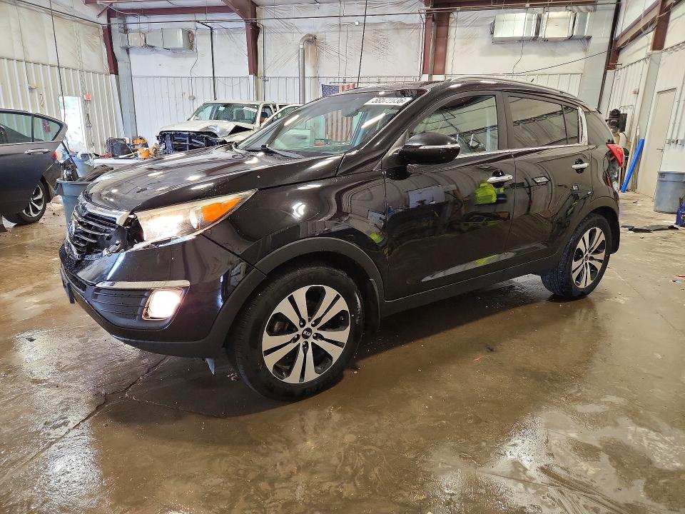 2013 Kia Sportage VIN KNDPC3A28D7508995 COPART salvage auction — FRONT END, WI - CERTIFICATE OF TITLE, sold $1,850 on 2026-07-20 (photo 1)