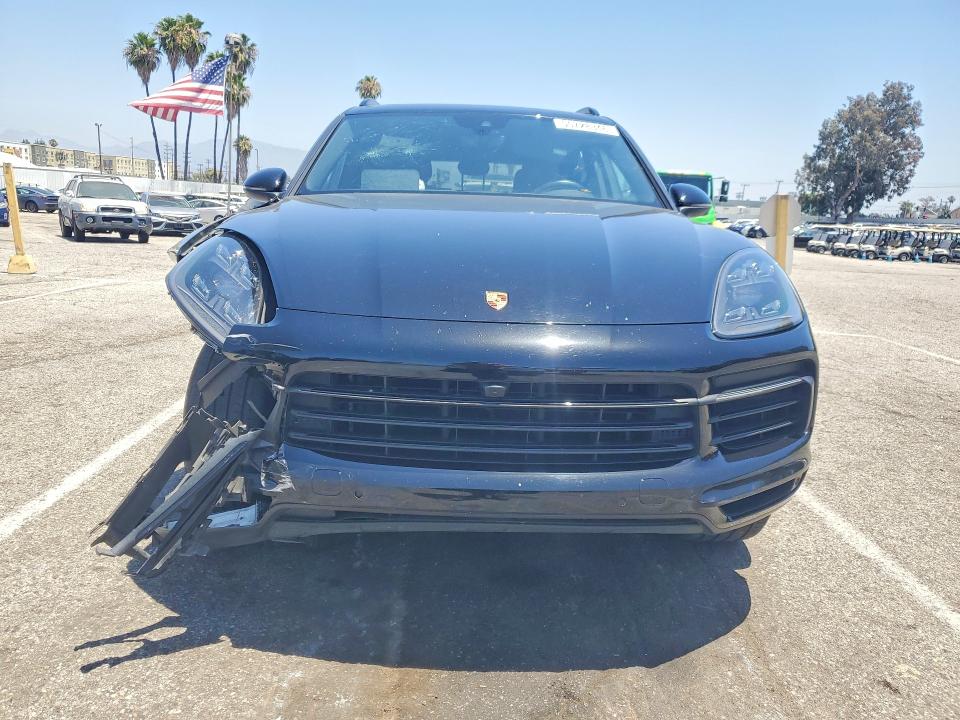 2021 Porsche Cayenne VIN WP1AB2AYXMDA27704 COPART salvage auction — FRONT END, Ca - Salvage Certificate, sold $14,300 on 2026-07-14 (photo 5)