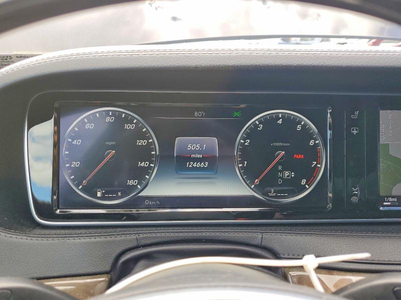 2016 Mercedes-benz S-klasse VIN WDDUG8FBXGA227033 COPART salvage auction — SIDE, Pa - Certificate Of Salvage, sold $425 on 2026-08-03 (photo 9)