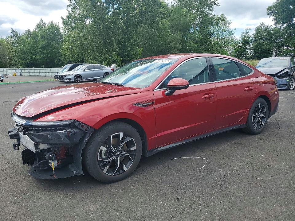 2025 Hyundai Sonata VIN KMHL64JA9SA499464 COPART salvage auction — FRONT END, Or - Wrecker's Notice (Parts Only), sold $125 on 2026-08-03 (photo 1)