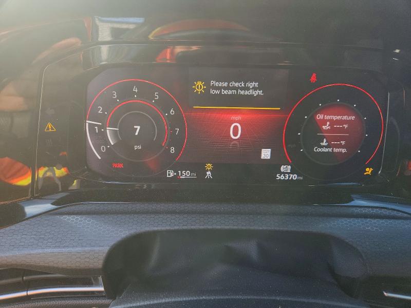 2023 Volkswagen Gti VIN WVW2A7CD8PW151124 COPART salvage auction — FRONT END, Ma - Cert Of Title-Salvage, sold $9,100 on 2026-08-06 (photo 9)