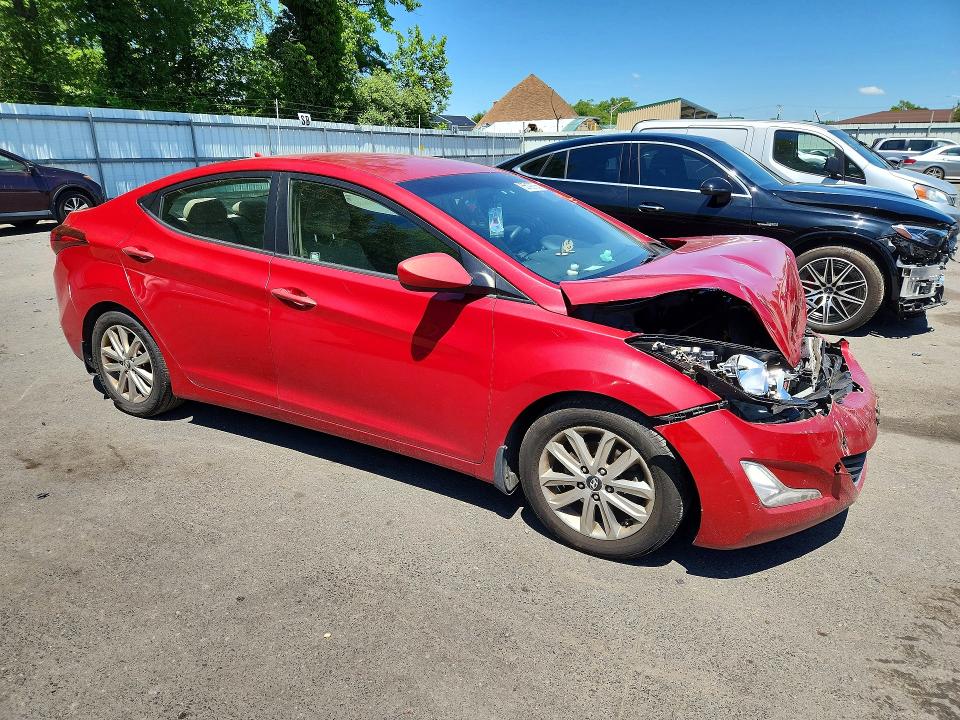 2015 Hyundai VIN KMHDH4AE2FU387482 COPART salvage auction — FRONT END, Nj - Cert Of Title-Salvage, sold $975 on 2026-07-21 (photo 4)